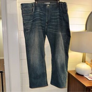 Men’s Signature by Levi Strauss Boot Cut Medium Blue Jeans !ALTERED TO 50x27!